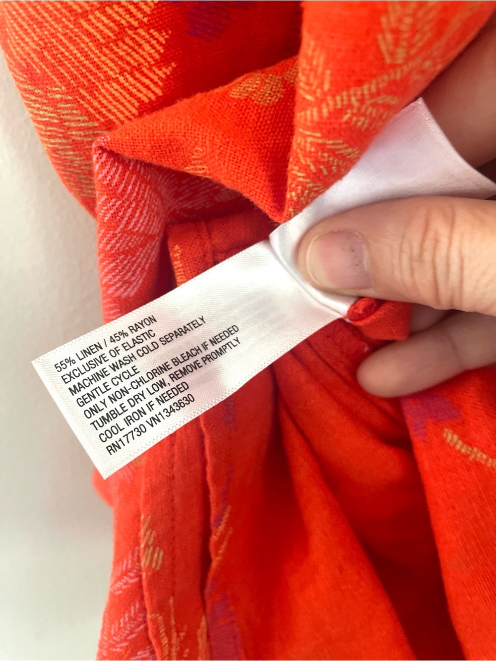 Universal Thread Floral Smocked Mini Sundress Orange Coral XS - Picture 6 of 7